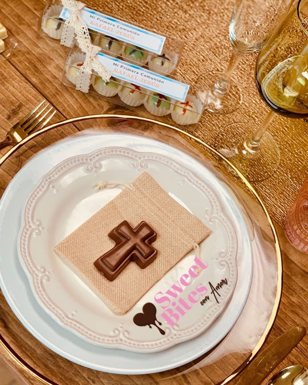 Cruces de Chocolate Primera Comunión